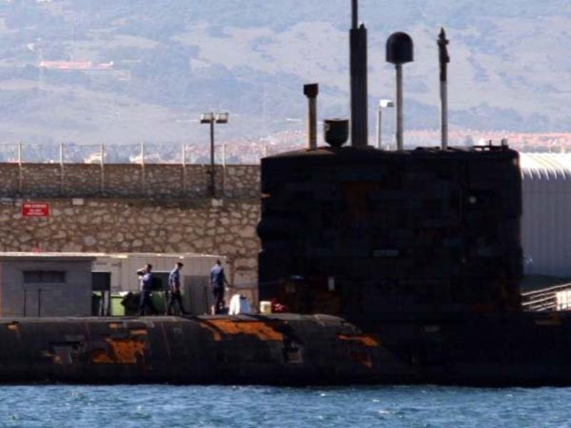 Denuncian la llegada de un nuevo submarino nuclear a Gibraltar