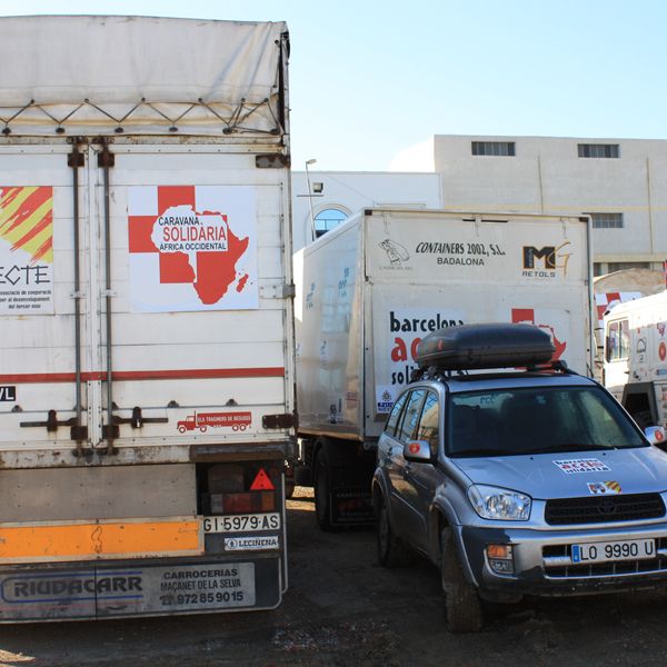 La Caravana Solidaria decide continuar mañana su viaje hacia Senegal