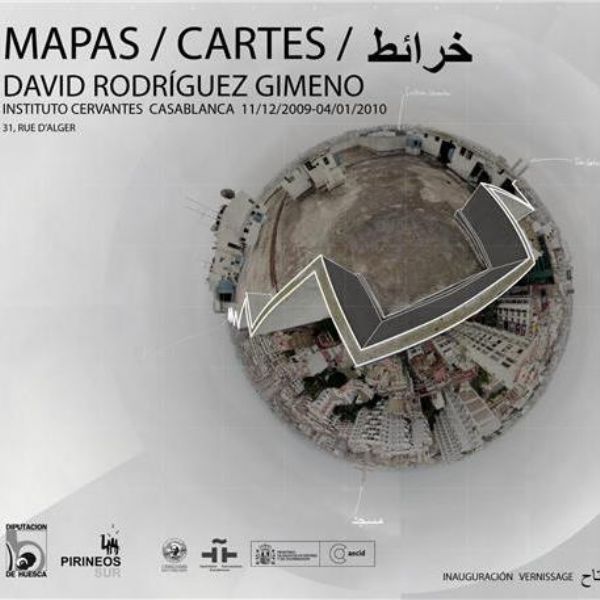 David Rodríguez Gimeno expone sus 'Mapas' en el Instituto Cervantes de Casablanca
