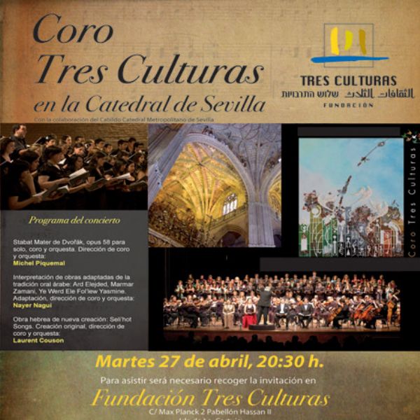 La Catedral de Sevilla alberga un concierto del Coro Tres Culturas