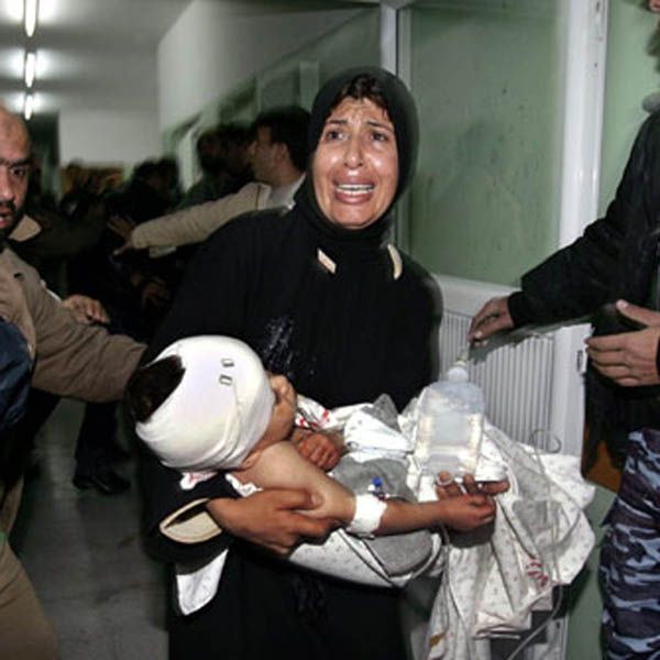 Un avin traslada a Marruecos a un grupo de palestinos heridos