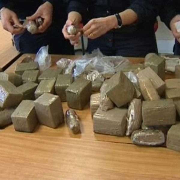 Confiscadas cerca de 3,5 toneladas de chira en Nador