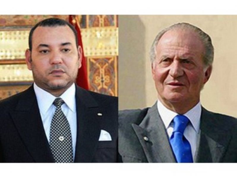 Entrevista telefnica entre los reyes Mohammed VI y Juan Carlos I