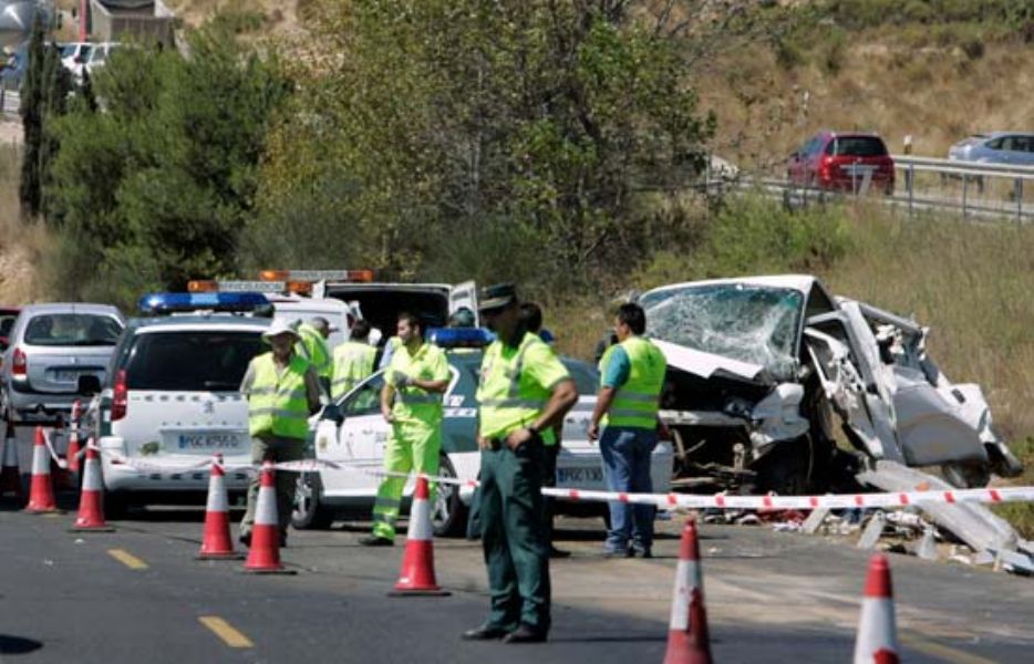 Tres marroques heridos en un accidente de trfico en la provincia de Valencia