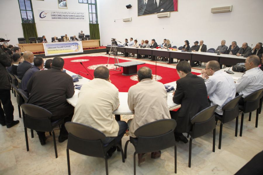 Apoyo de los periodistas espaoles a los marroques en el 28 Congreso de Periodistas del Estrecho