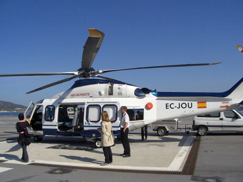 La línea regular de helicópteros Algeciras-Ceuta superará los 25.000 pasajeros