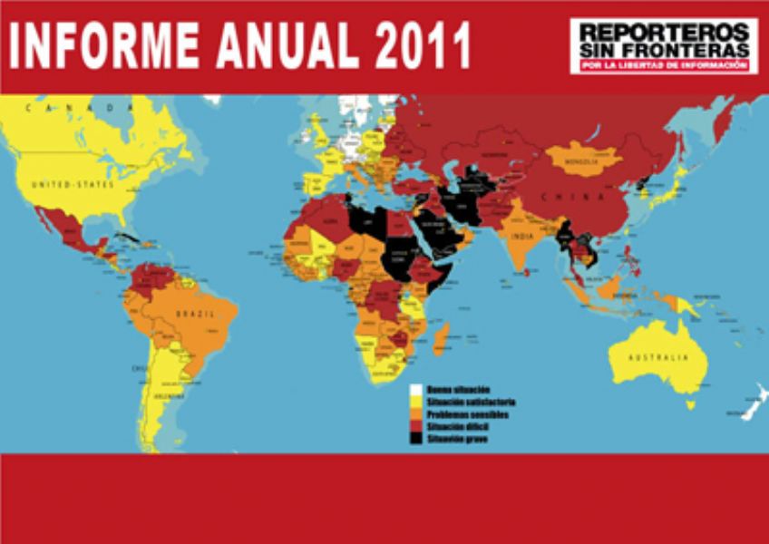 Reporteros sin Fronteras present su informe 2011 con la presencia de un periodista marroqu