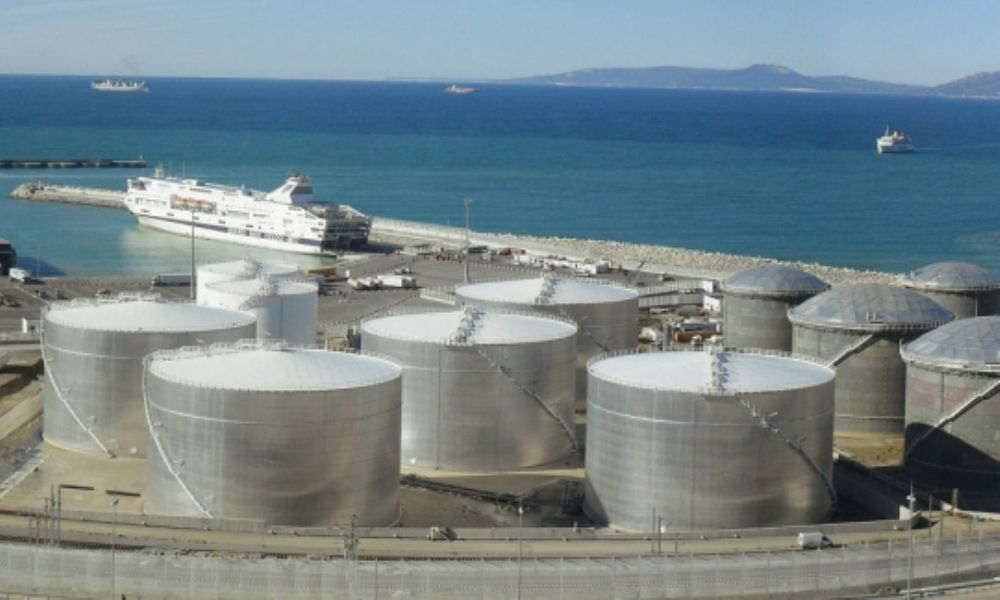 Inauguracin de la terminal de hidrocarburos en el puerto Tnger-Med