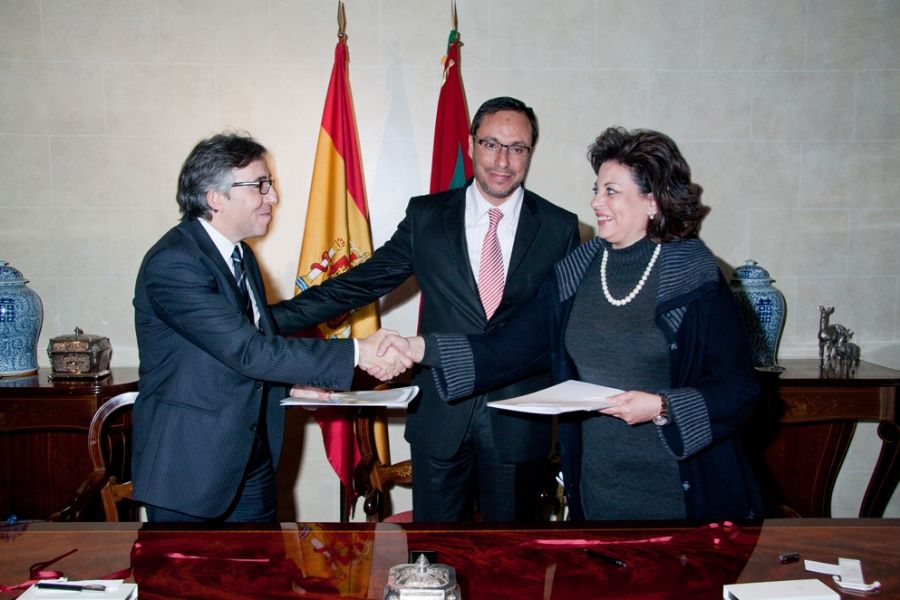 El ministro de Industria marroqu patrocina el acuerdo entre la Cmara de Comercio, CEOE y AMDI