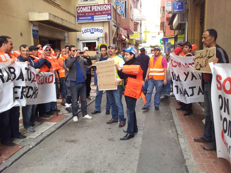 Se desbloquea la situación de los trabajadores de Comarit en Setè pero sigue la protesta en Algeciras