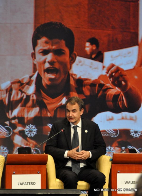 Zapatero defiende el estado Palestino y condena los ataques a Gaza
