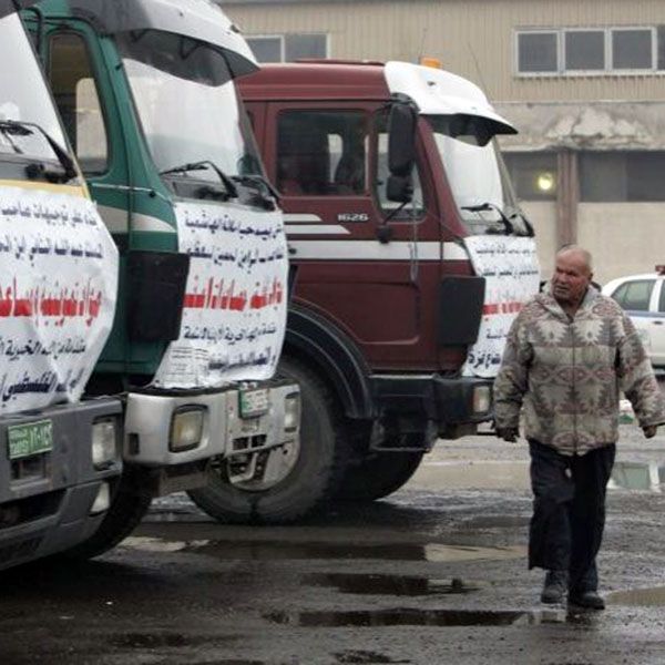 La caravana internacional humanitaria 'Línea de vida para Gaza' hace escala en Marruecos