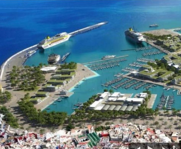 Los trabajos  de reconversin del puerto Tnger ciudad avanzan