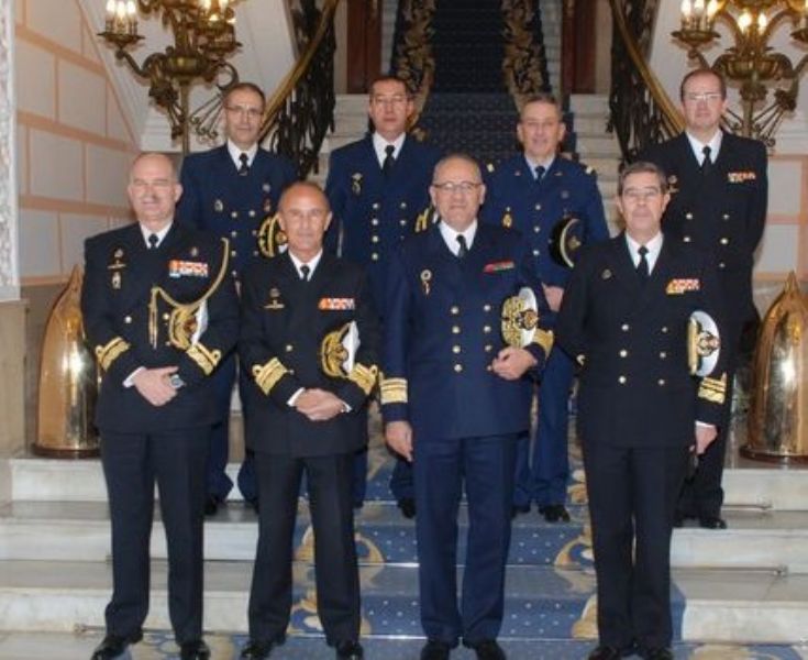 El inspector general de la Marina Real Marroqu visita Espaa