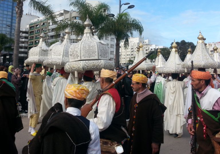 Tánger celebra su típica fiesta de desfile de los regalos