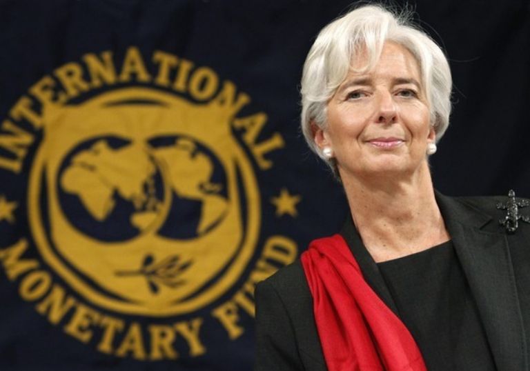 La gerente del FMI  Christine Lagarde se rene con Nizar Baraka en Marruecos