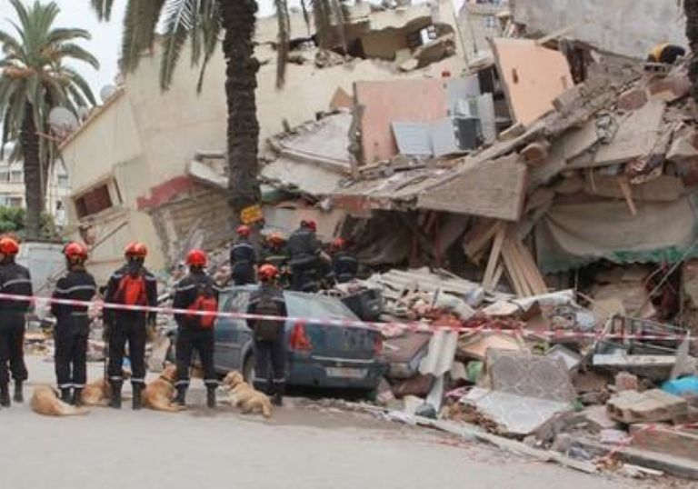 Las autoridades abren una investigacin por derrumbe de tres edificios en Casablanca