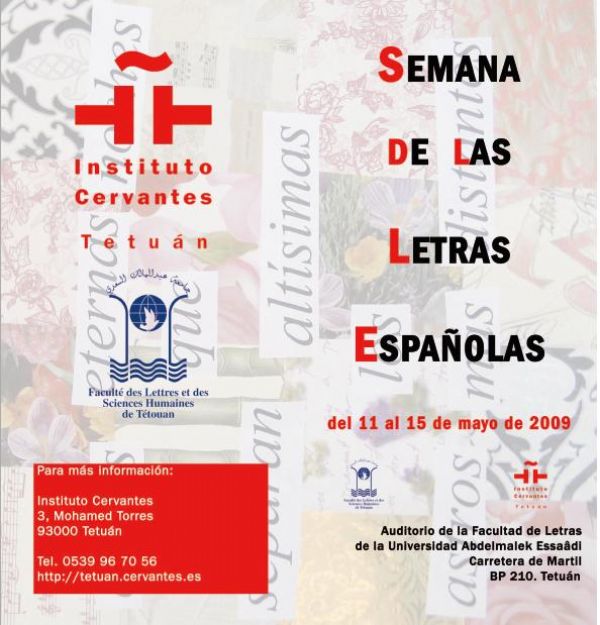 El Insituto Cervantes y la Universidad Abdelmalek Essadi celebran la Semana de las Letras Espaolas