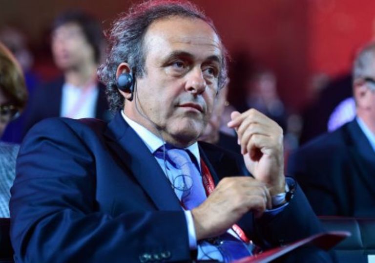 Michel Platini anuncia su candidatura a la presidencia de la FIFA